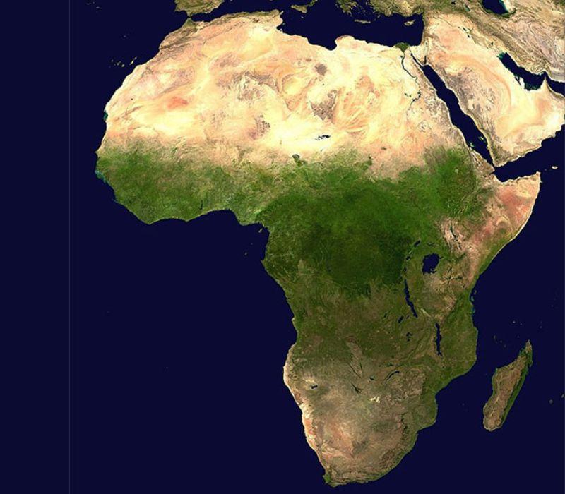 Vị trí địa lí châu Phi