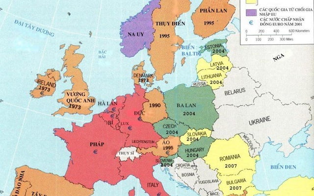 Các nước thuộc khu vực Châu Âu