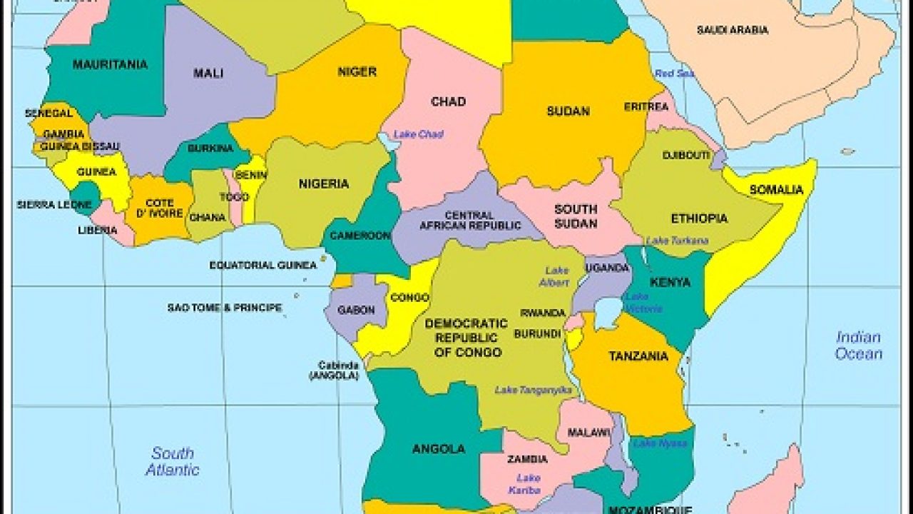 Các nước thuộc khu vực Châu Phi